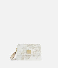 Alviero Martini - Small Shoulder Bag w/ Flap White