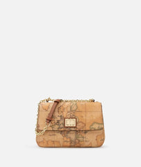 Alviero Martini - Shoulder Bag w/ Flap Natural