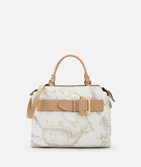 Alviero Martini - Hand Bag w/ Maxi Buckle White