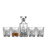 Galway Crystal Inisheer Decanter Set -Decanter & 4 D.O.F