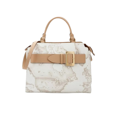 Alviero Martini - Hand Bag w/ Maxi Buckle White