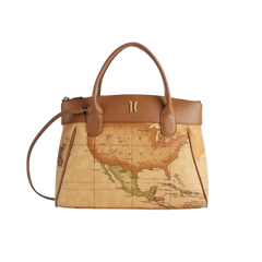 Alviero Martini - Hand Bag w/detachable Tobacco