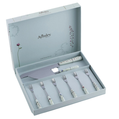 Aynsley Camille Pale Jade Pastry Set