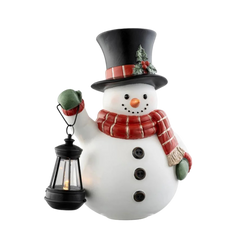 Aynsley LED Snowman & Lantern
