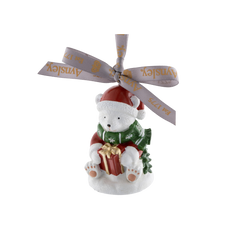 Aynsley Polar Bear & Gift Hanging Ornament