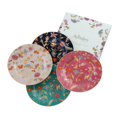 Aynsley Golden Meadow 4 Tea Plates