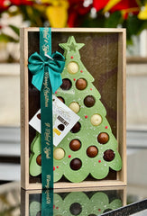 Belgian White Chocolate Christmas Truffles Tree
