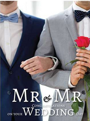 Mr & Mr Wedding Card
