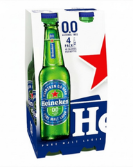 Heineken Lager 0.0 33cl Bottle Pack x 4