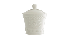 Belleek Claddagh Sugar Bowl