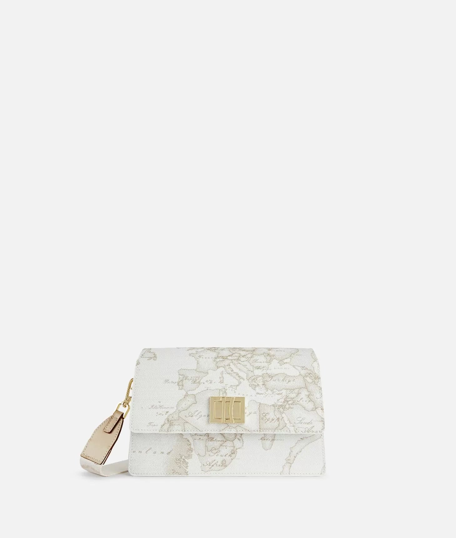 Alviero Martini - Small Shoulder Bag w/ Flap White