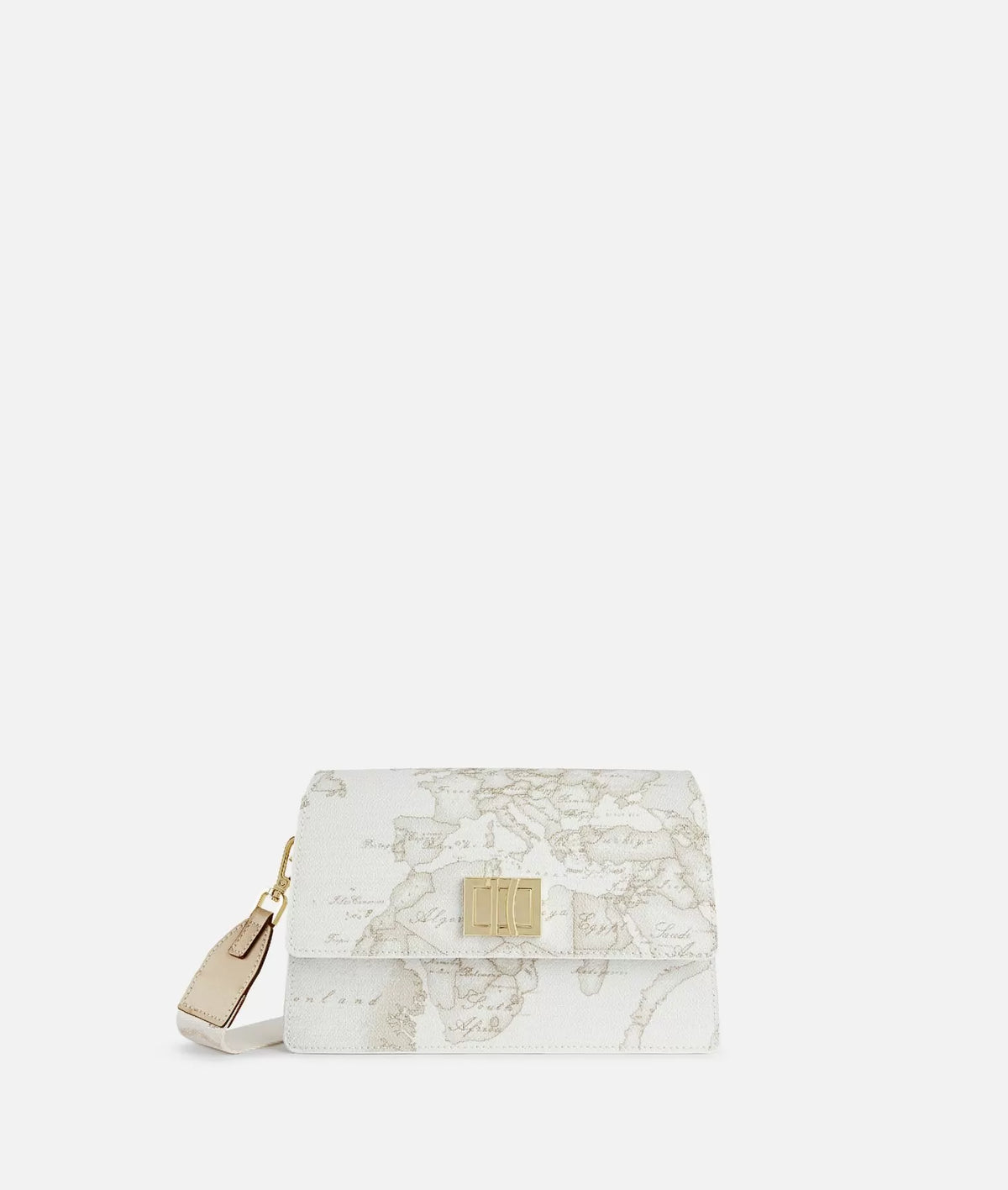 Alviero Martini - Small Shoulder Bag w/ Flap White