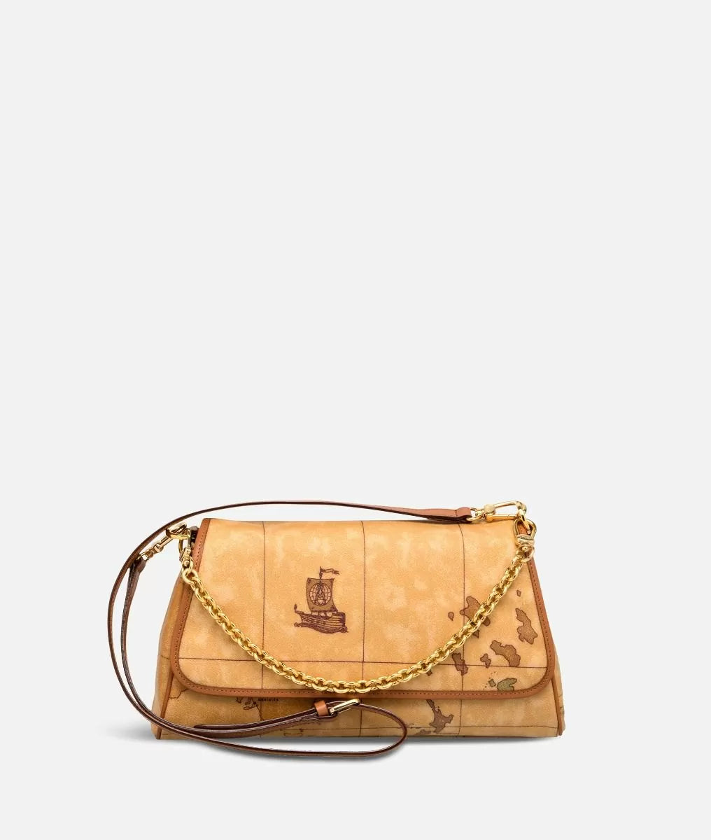 Alviero Martini - Shoulder Bag Natural with Chain