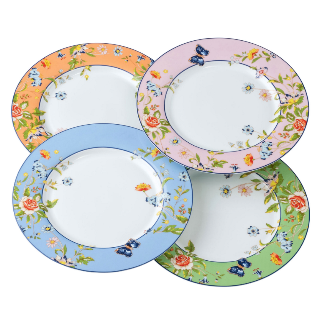 Aynsley Cottage Garden Dinner Plates (Set of 4)