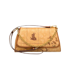 Alviero Martini - Shoulder Bag Natural with Chain