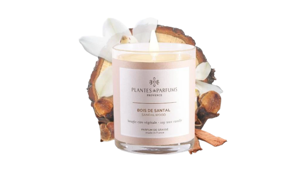Perfumed Hand Poured Candle Sandalwood, 180g