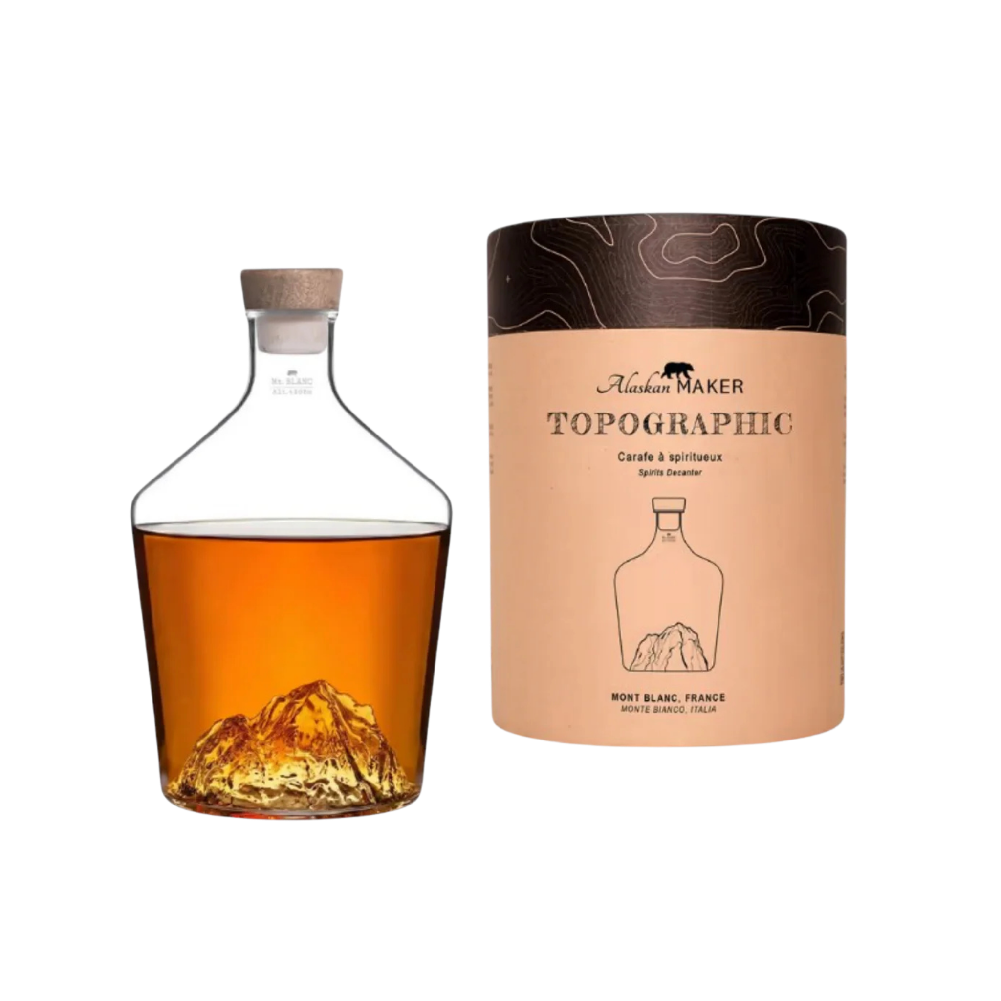 Alaskan Whiskey Decanter Mont Blanc