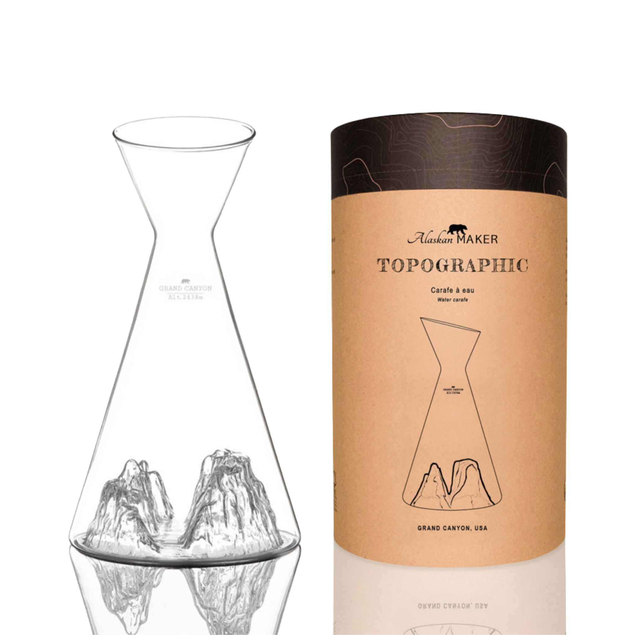 Alaskan Water Carafe Decanter Grand Canyon