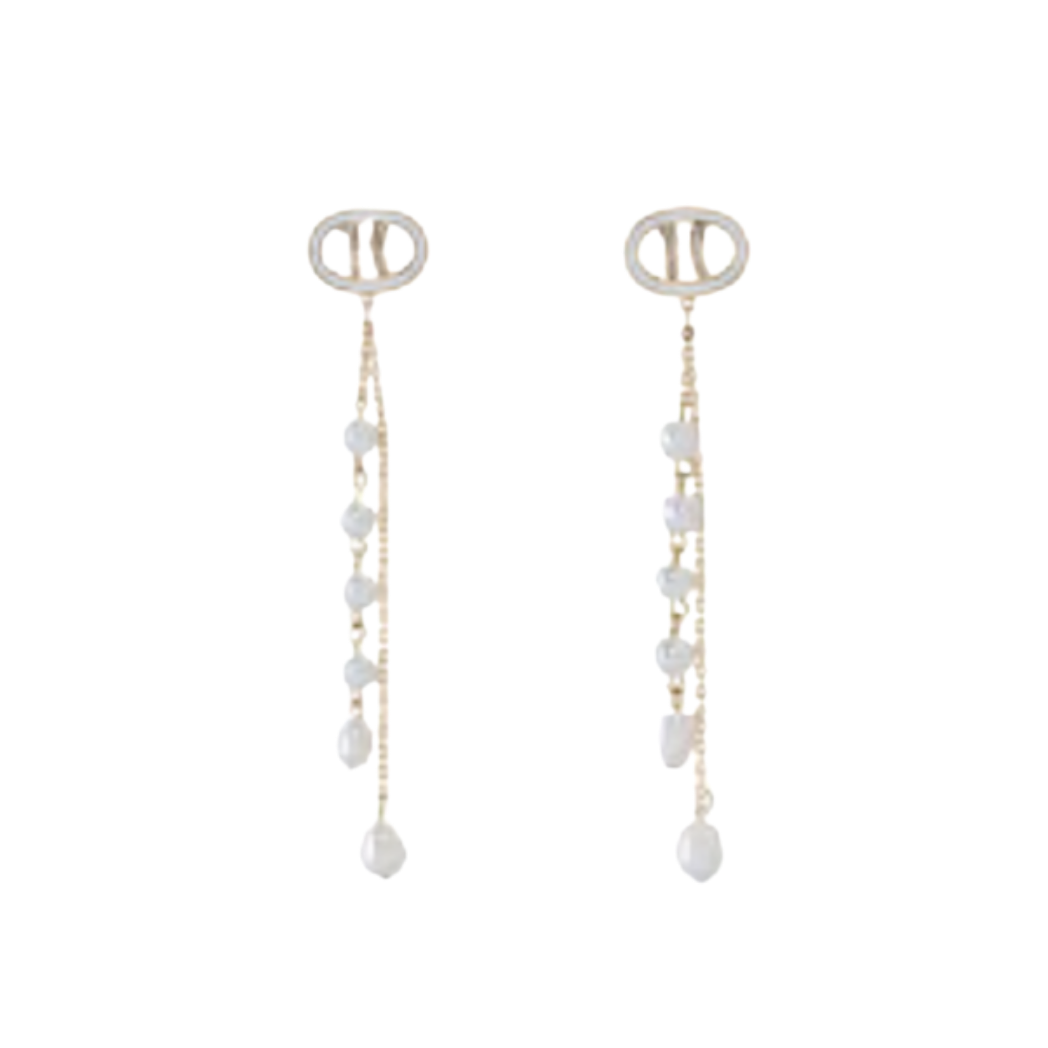 Alviero Martini Pearl Drop Earrings