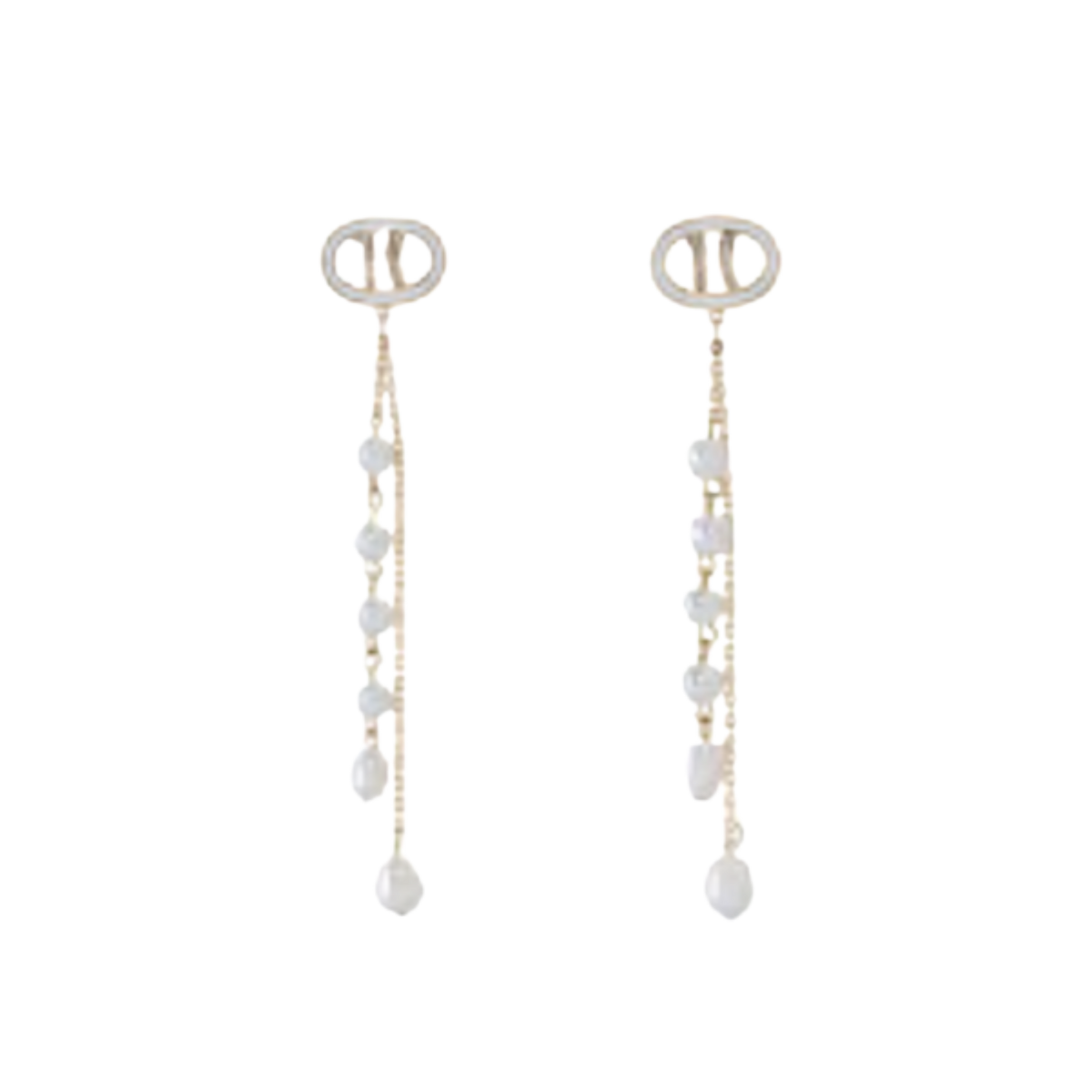 Alviero Martini Pearl Drop Earrings