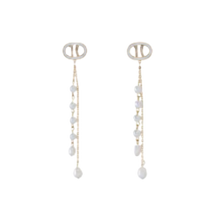 Alviero Martini Pearl Drop Earrings