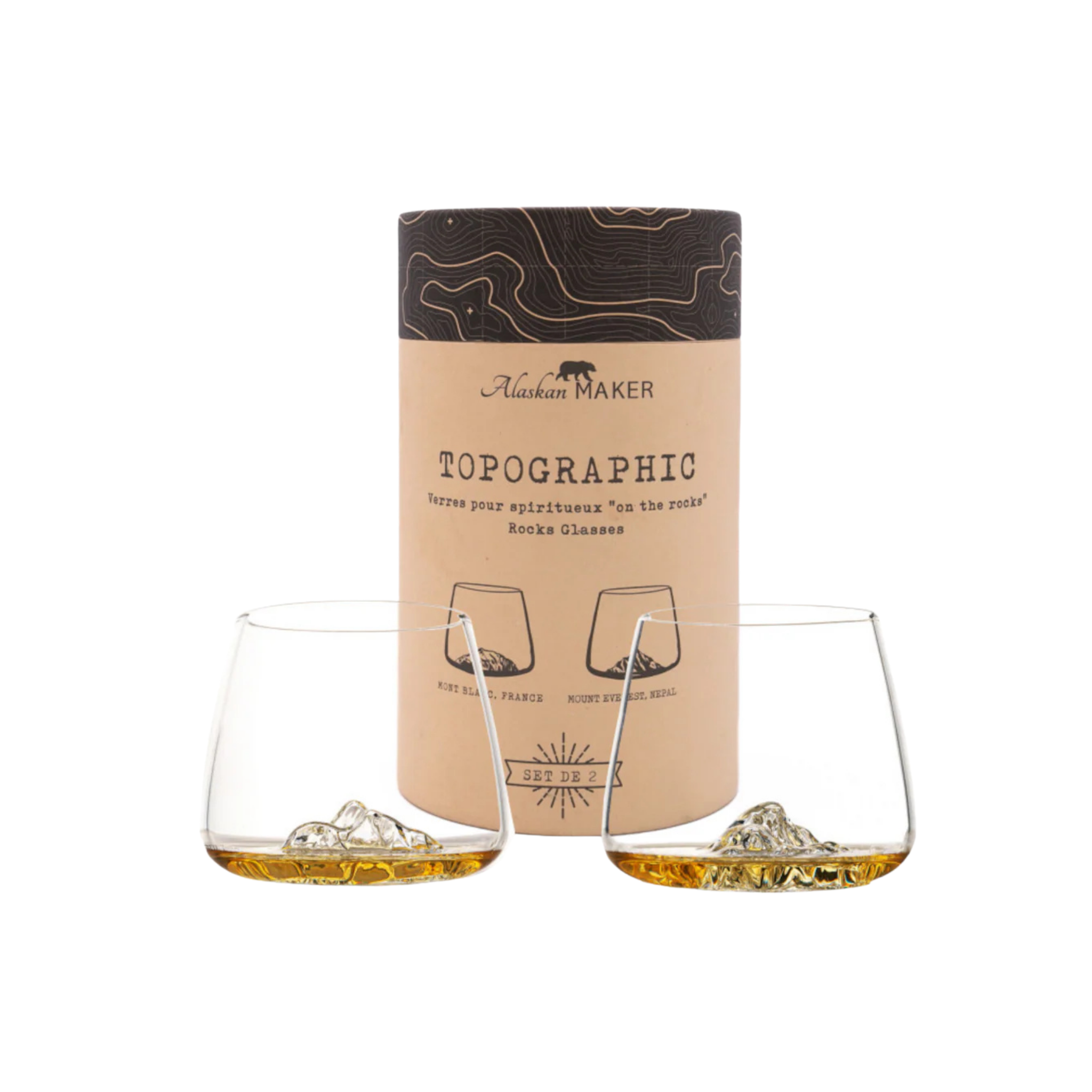 Alaskan Glasses Everest & Montblanc (Set of 2)