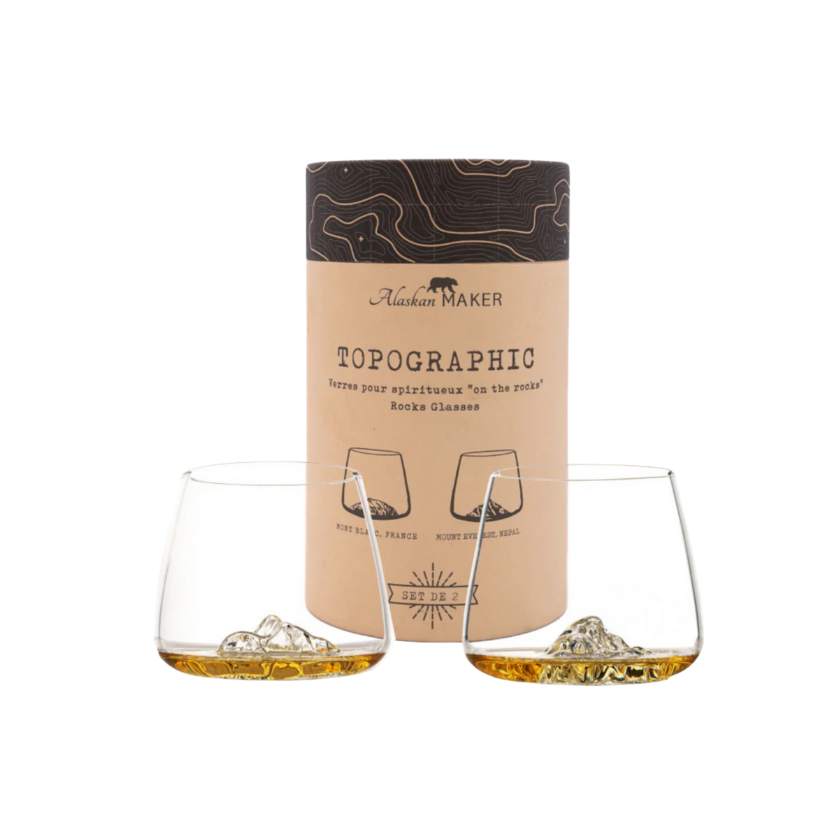 Alaskan Glasses Everest & Montblanc (Set of 2)