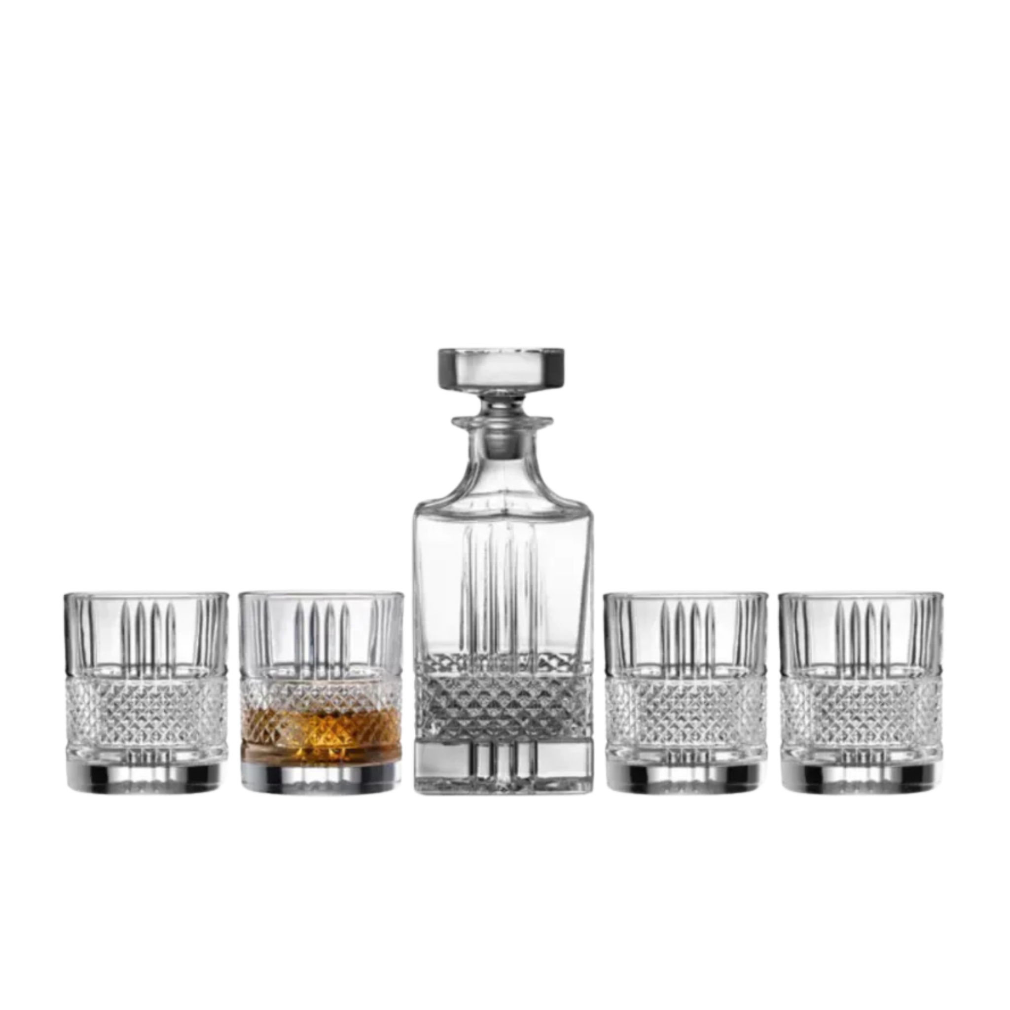 Galway Crystal Eyre Decanter Set - Decanter & 4 D.O.F