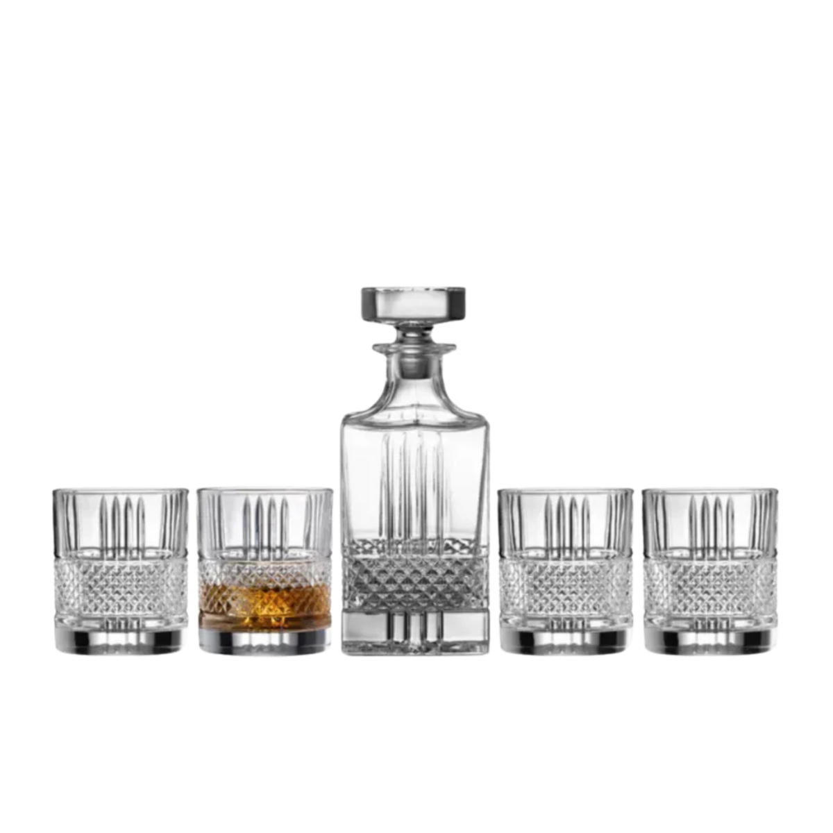 Galway Crystal Eyre Decanter Set - Decanter & 4 D.O.F