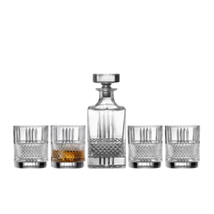 Galway Crystal Eyre Decanter Set - Decanter & 4 D.O.F