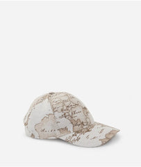 Linen blend baseball cap Geo Safari