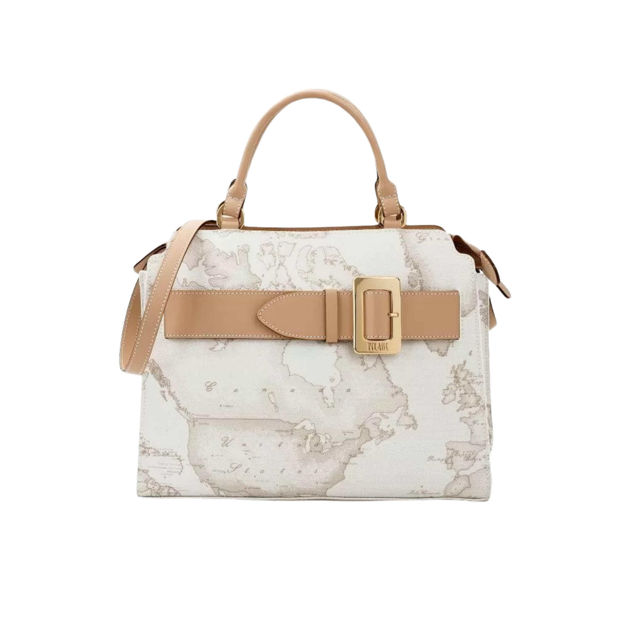 Alviero Martini - Hand Bag w/ Maxi Buckle White