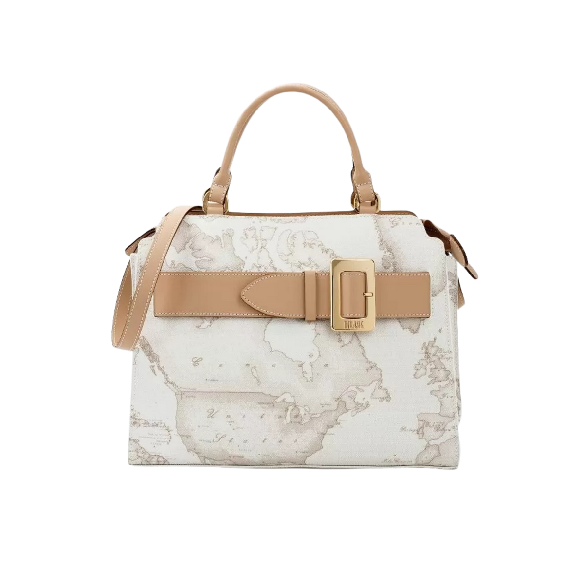 Alviero Martini - Hand Bag w/ Maxi Buckle White