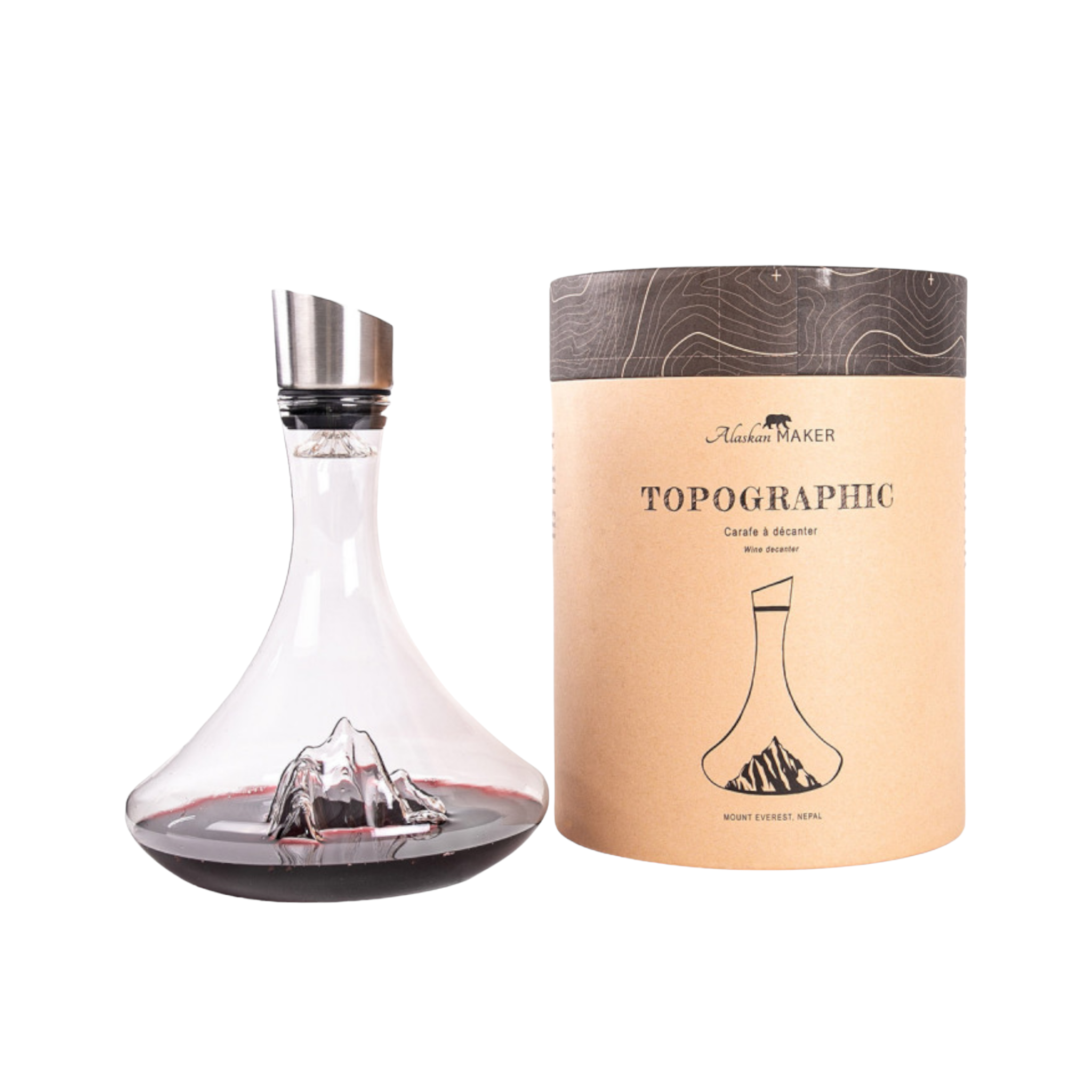 Alaskan Carafe Decanter Mont Everest