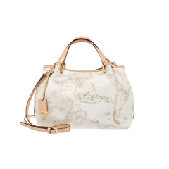 Alviero Martini - Hand Bag Gold Rings White