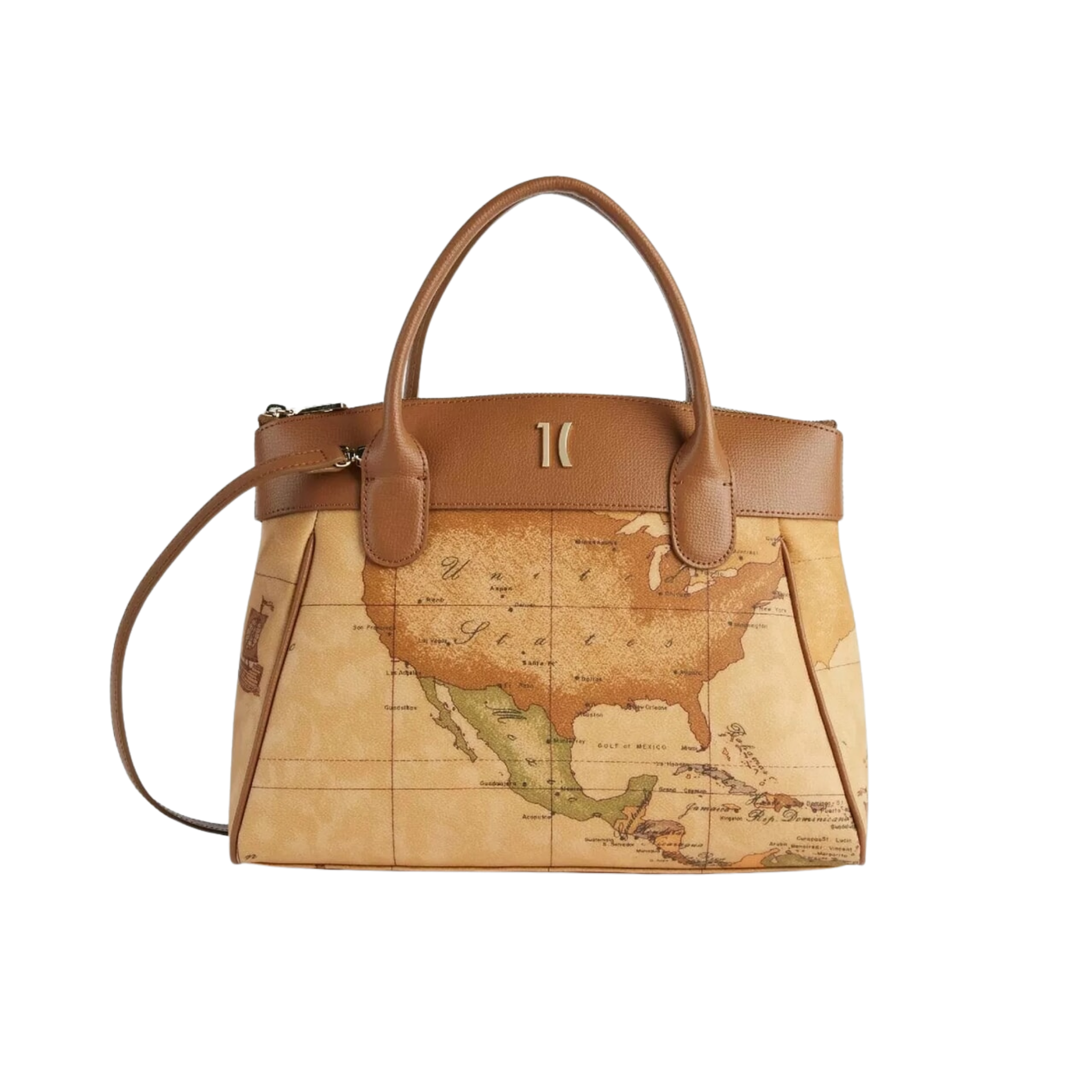 Alviero Martini - Hand Bag w/detachable Tobacco