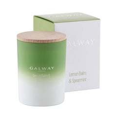 Galway Candle - Lemon Balm Wooden Lid