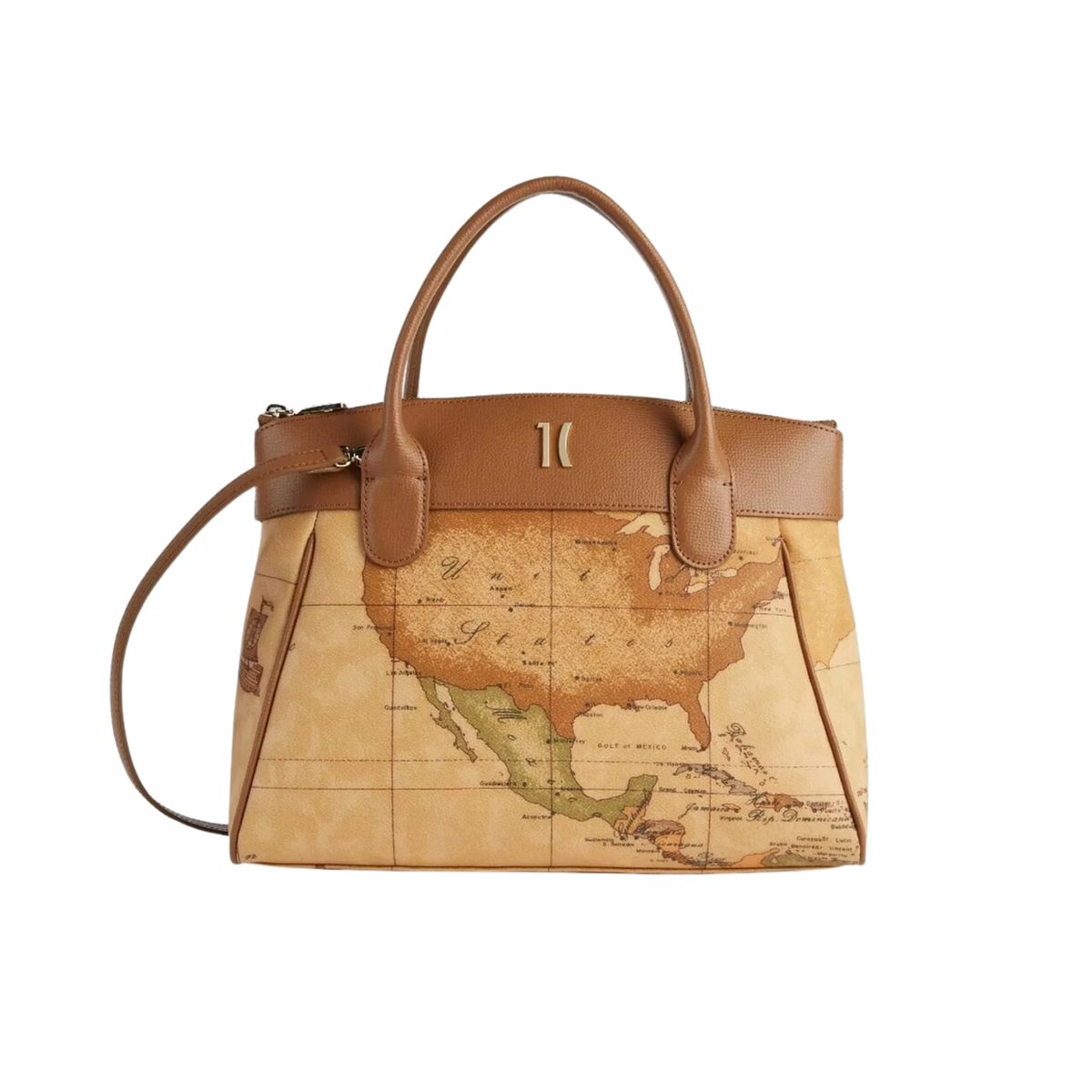 Alviero Martini - Hand Bag w/detachable Tobacco