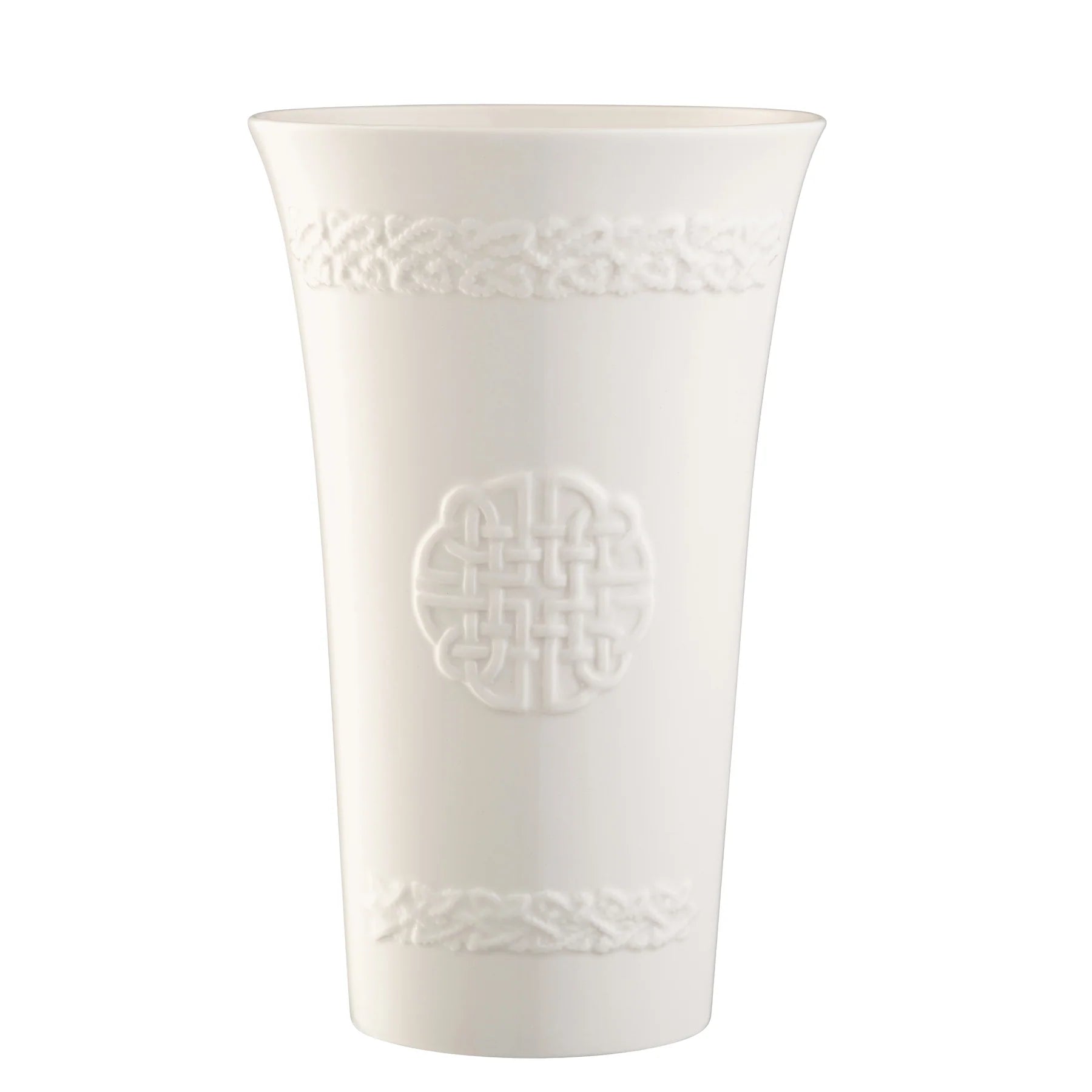 Belleek Dara Celtic Knot Vase