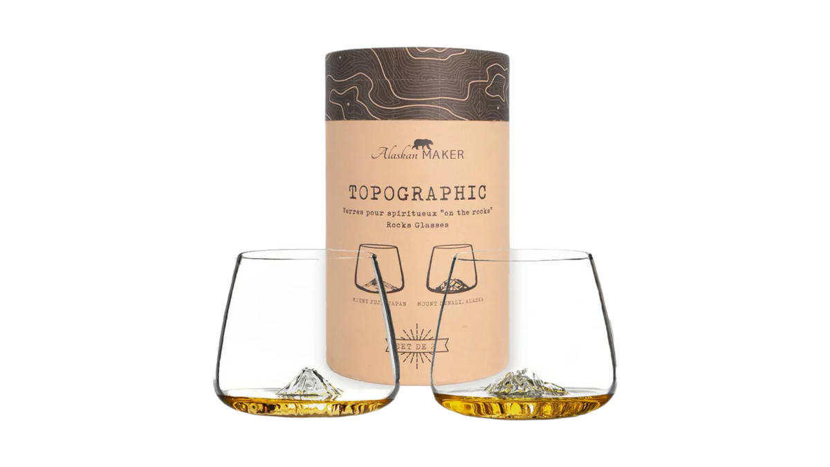 Alaskan Glasses Fuji & Denali (Set of 2)
