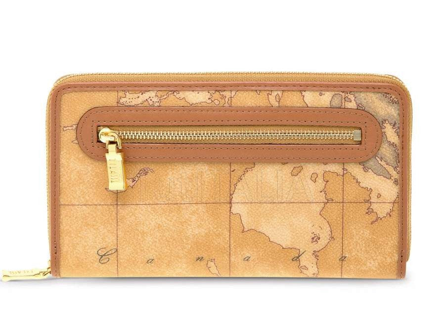 Alviero Martini - Large Wallet Natural Zipper