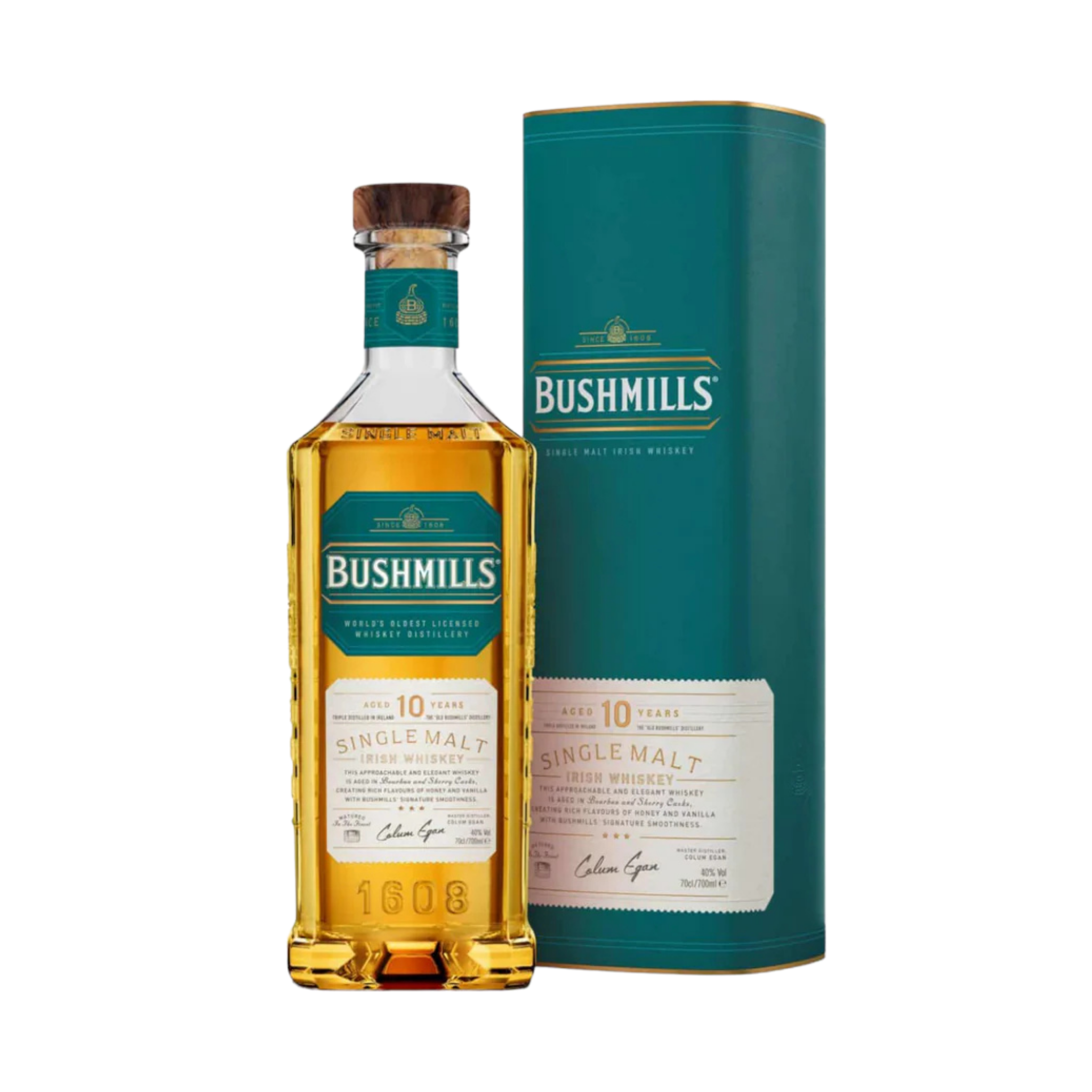 Bushmills Single Malt Whiskey 10 Year Old, 700ml