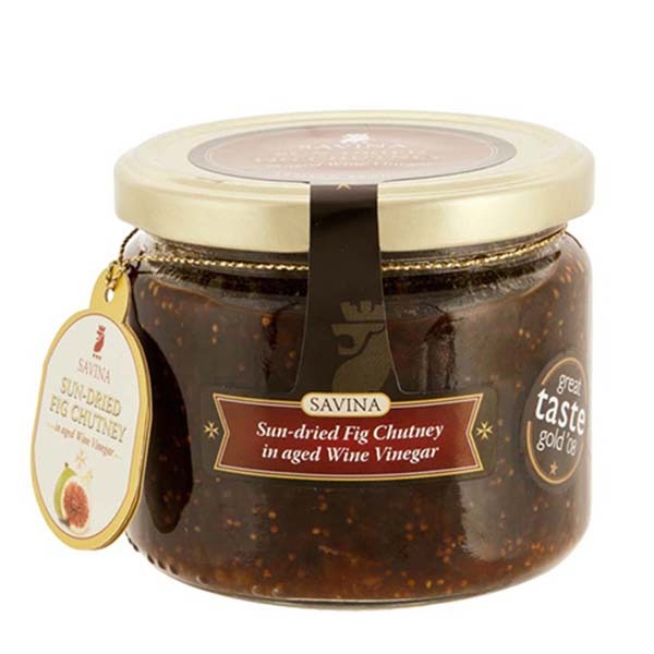 Savina Mediterranean Fig Chutney in aged Wine Vinegar