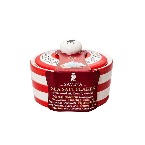 Savina Sea Salt Flakes With Smoked Chilli Peppers