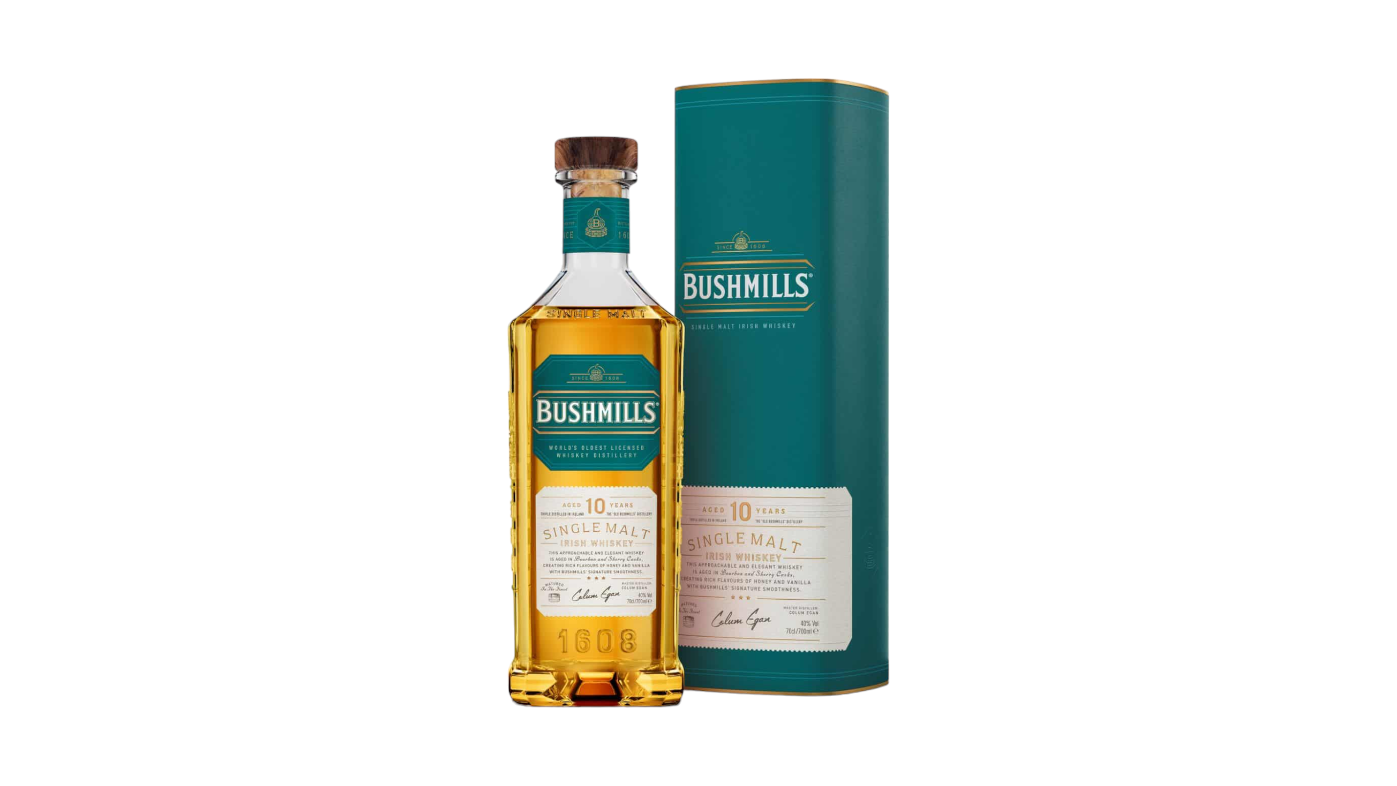 Bushmills Single Malt Whiskey 10 Year Old, 700ml