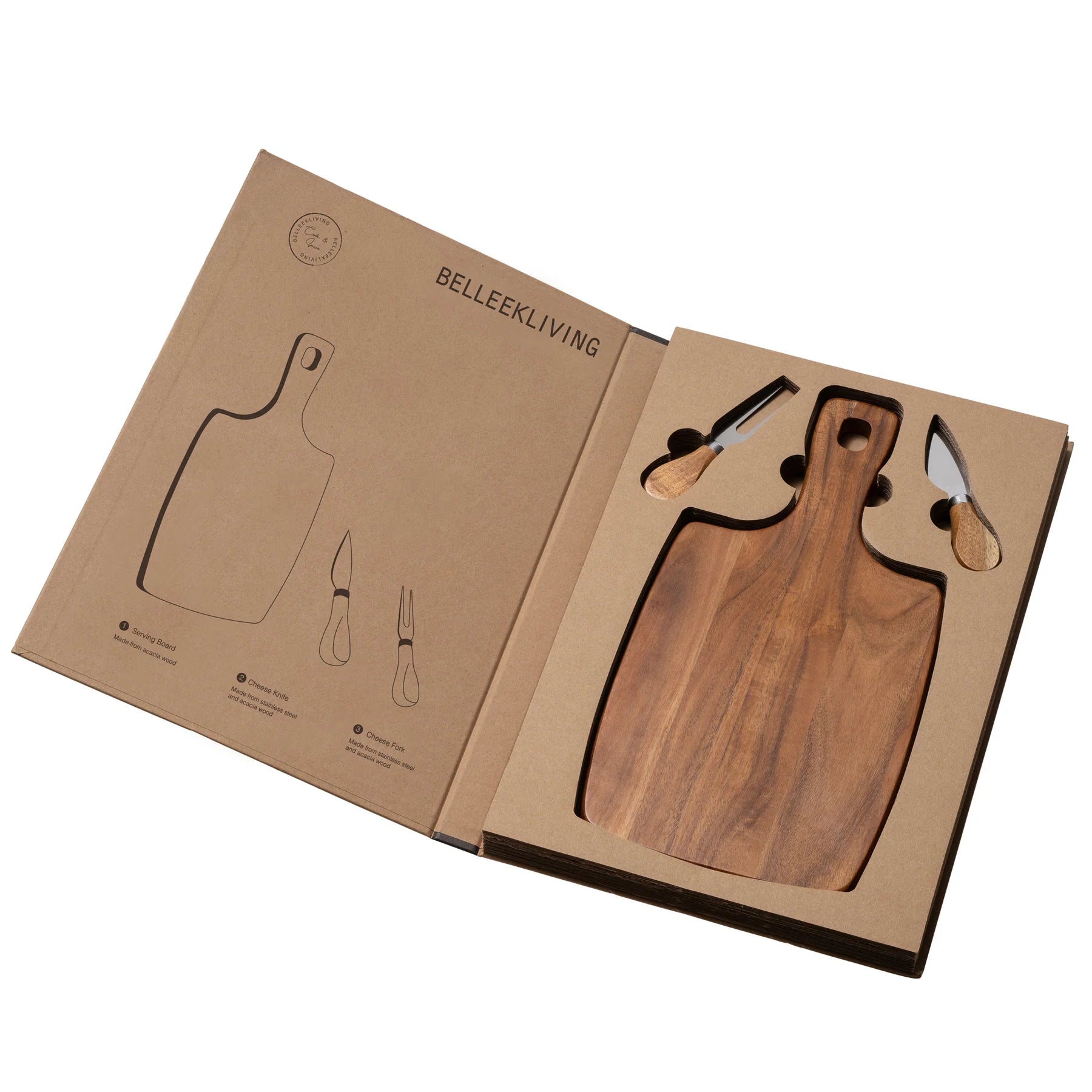Belleek Acaia Serving Board Set