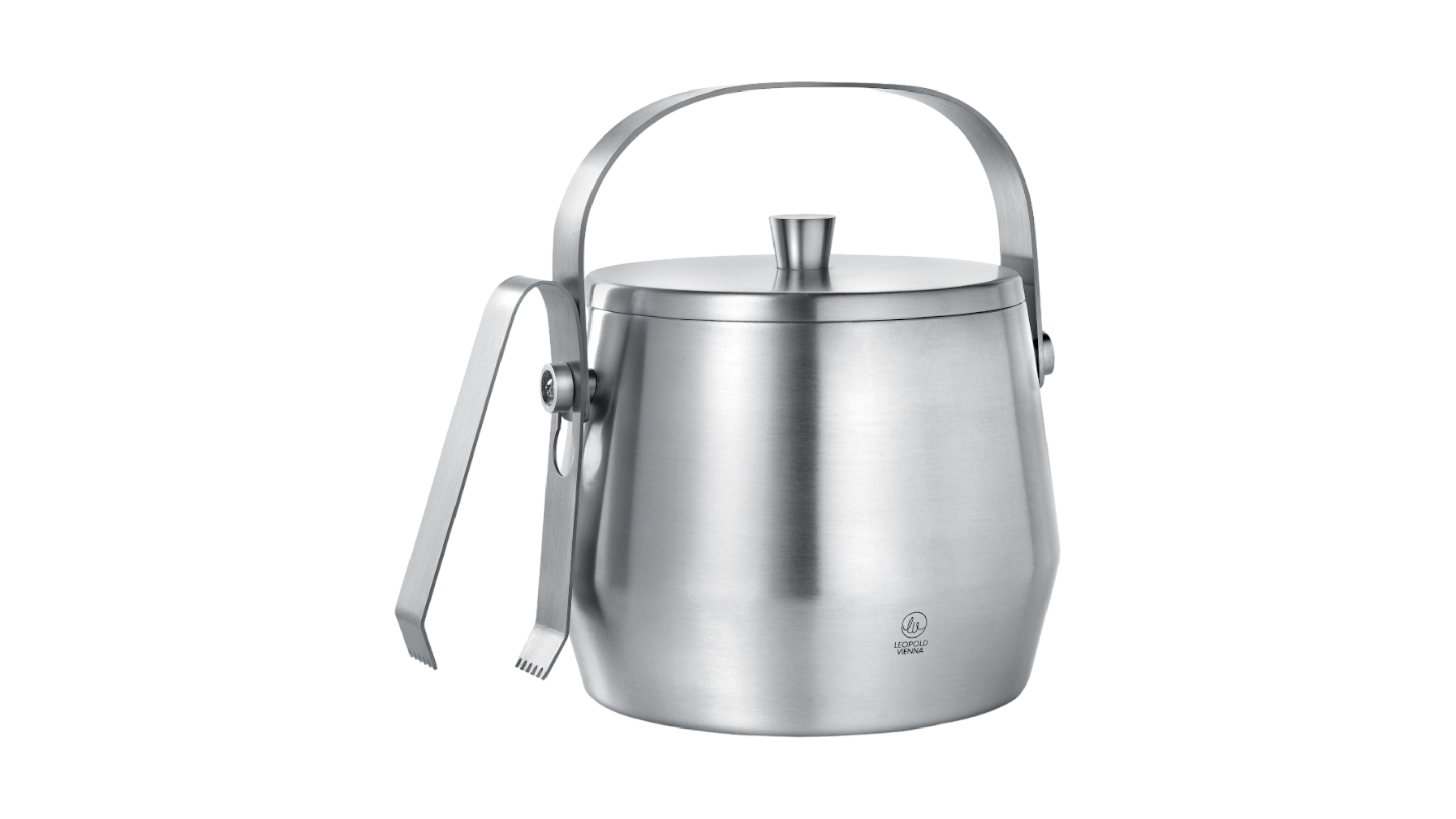 Ice Bucket With Lid & Tongs, 1l