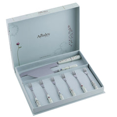 Aynsley Camille Pale Jade Pastry Set