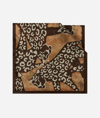 Alviero Martini - Scarf Animal Print Black 48x170