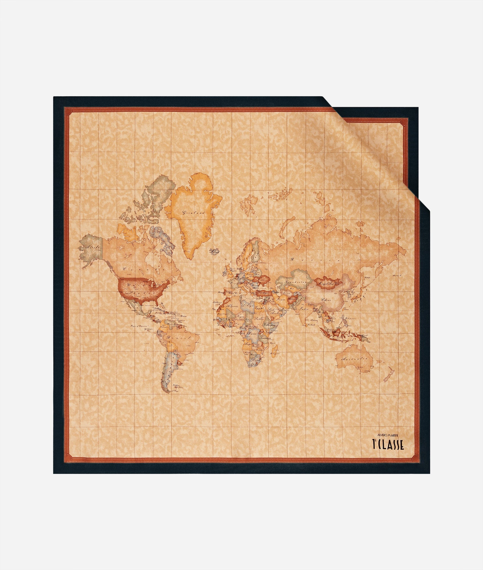 Alviero Martini - Scarf Foulard Black 70x70